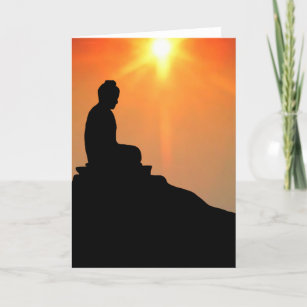Cartão Buddha Meditating