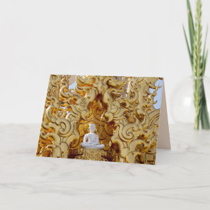 Cartão buddha temple greeting card