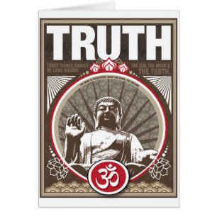 Cartão Buddha TRUTH
