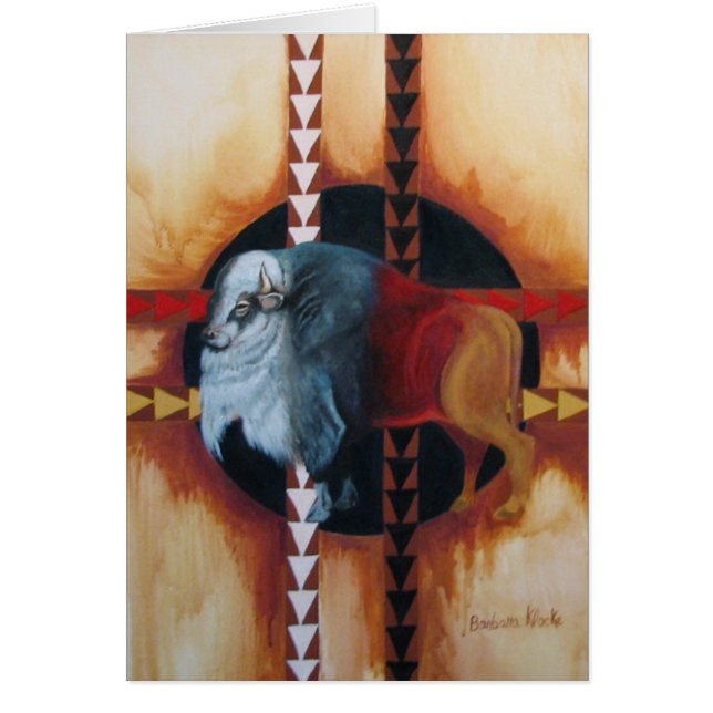 Cartão Búfalo de IMG_2593white (Frente)