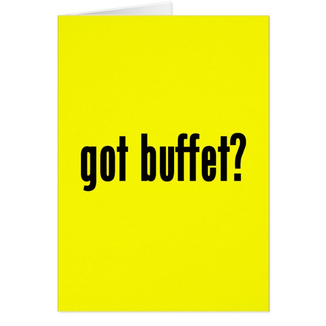 Cartão bufete obtido? (Frente)