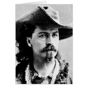 Cartão Buffalo Bill Cody Western Scout Wild West Showman