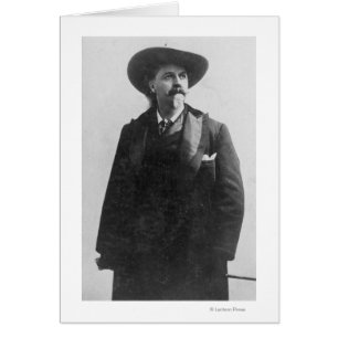 Cartão Buffalo Bill Portrait