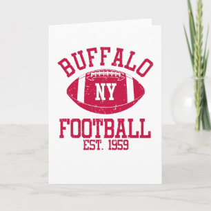 Cartão Buffalo Football Fan Gift Ideia Presente