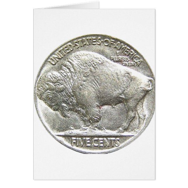 CARTÃO BUFFALO NICKEL (Frente)