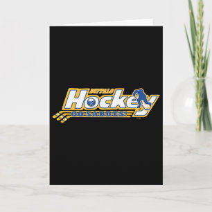 Cartão Buffalo Sabres Hockey Preto Licenciado Oficialment