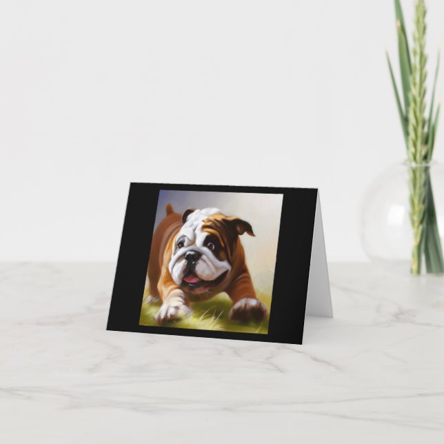 Cartão Buldogue (Frente)