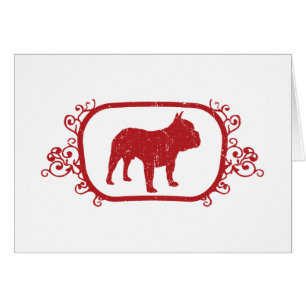 Cartão Buldogue francês