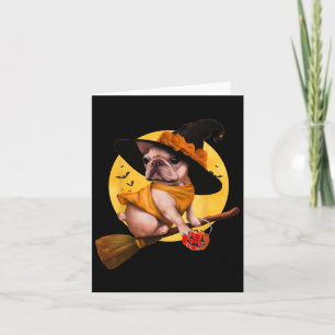 Cartão Buldogue Halloween Costume Men Women Kids Dog 1