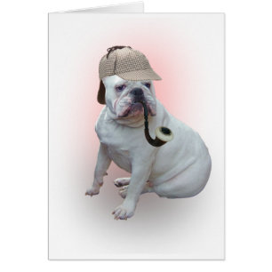 Cartão Buldogue inglês