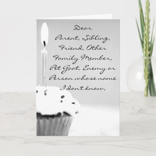 Cartão Bulk Birthday (Frente)