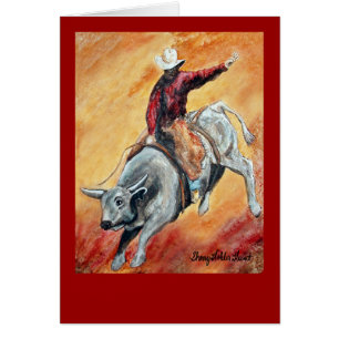 Cartão BULL E CAVALEIRO - personalizados