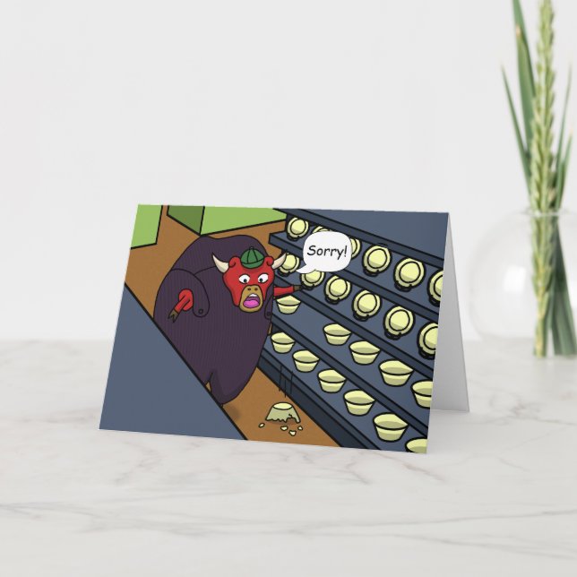 Cartão Bull num Compro na China (Frente)