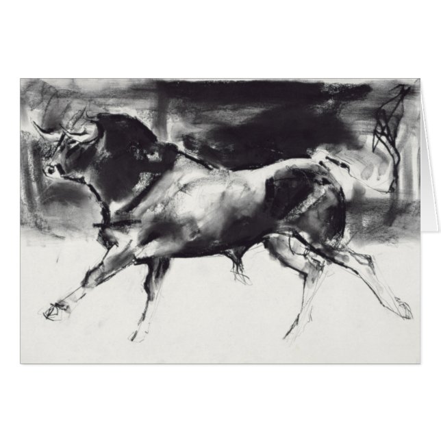 Cartão Bull preta (Frente Horizontal)