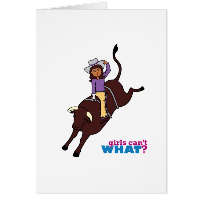 Cartão Bull Rider Dark (Frente)