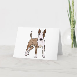 Cartão Bull Terrier inglês