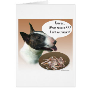 Cartão Bull Terrier Turquia