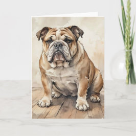 Cartão Bulldog