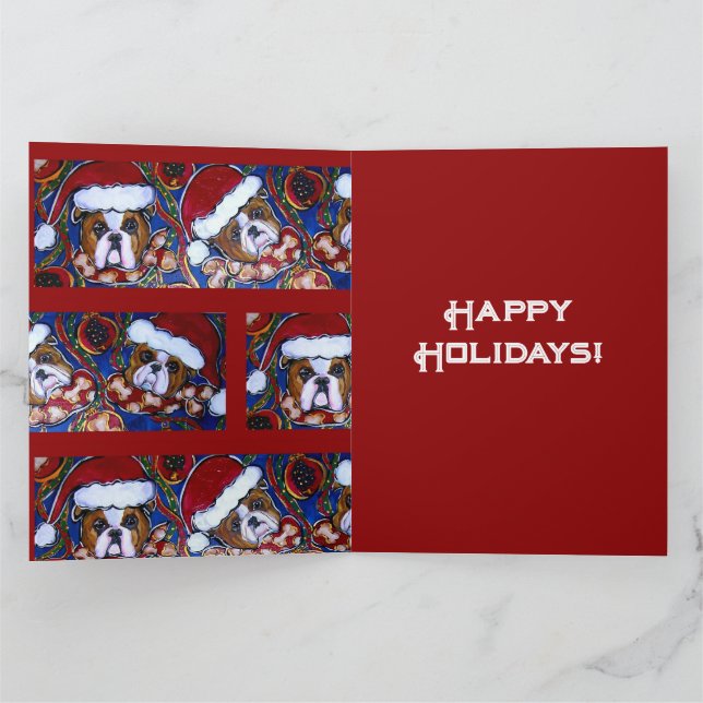 Cartão Bulldog    (Interior)