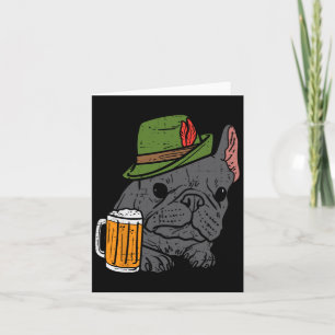 Cartão Bulldog Francês Cachorro Bávaro Francês 
