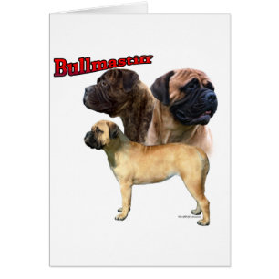 Cartão Bullmastiff Trio 2