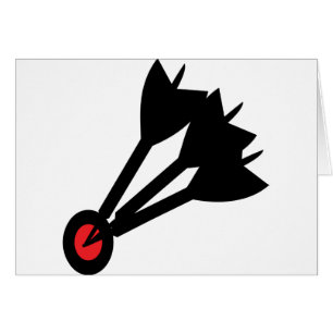 Cartão bullseye das setas do dardo