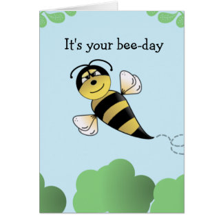 Cartão Bumble Bee