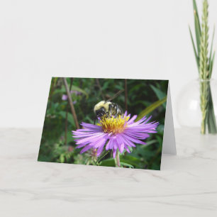 Cartão Bumble bee greeting card