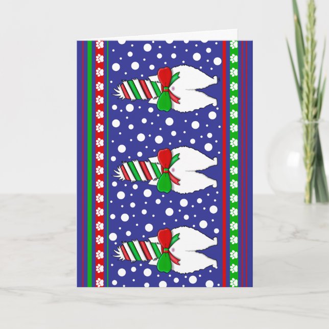Cartão Bumbum de Natal Verde (Frente)
