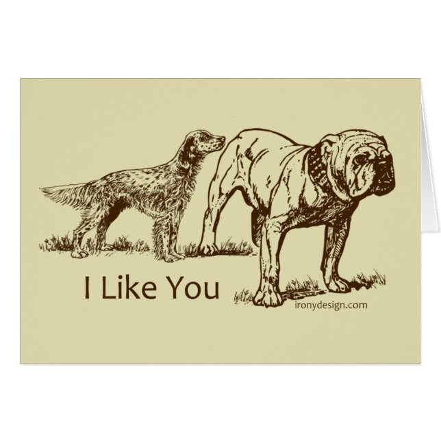 Cartão Bumbum dos Sniffs do cão (Frente Horizontal)