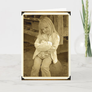 Cartão Bumpkin do país