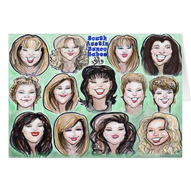 Cartão Bunco Babes (Frente Horizontal)