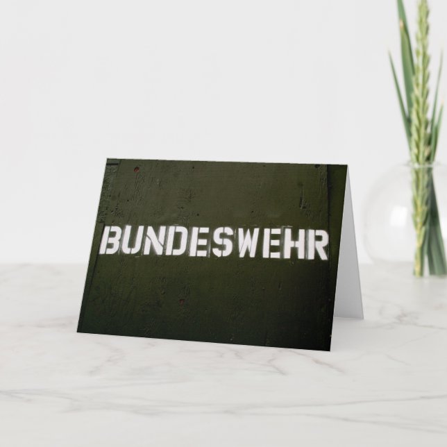 Cartão Bundeswehr (Frente)