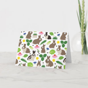 Cartão Bunnies E Seus Tratamentos