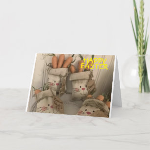 CARTÃO BUNNIES MUITO "HUMOROSOS" DESEJAM QUE VOCÊ FELIZ 