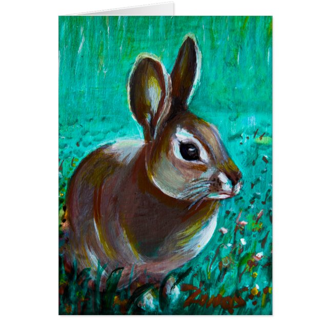 Cartão Bunny (Frente)