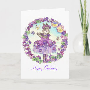 Cartão Bunny Birthday