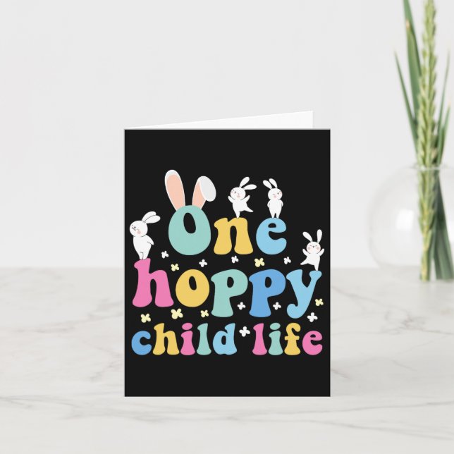 Cartão Bunny Child Life Specifications Day Cls (Frente)