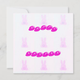 Cartão Bunny de Páscoa