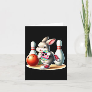 Cartão Bunny Easter Osteume Boliche Costume Jogador Figur