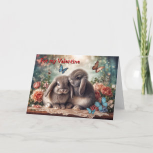 Cartão Bunny Love