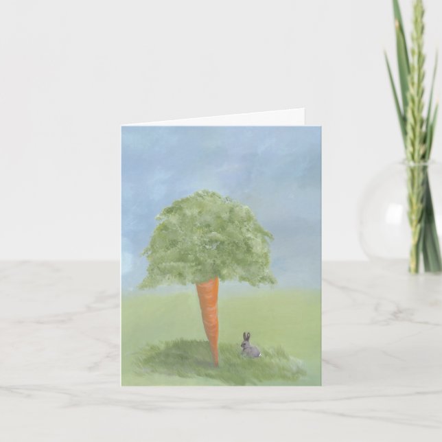 Cartão Bunny Rabbit (Frente)