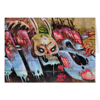 Cartão Bunny Skull