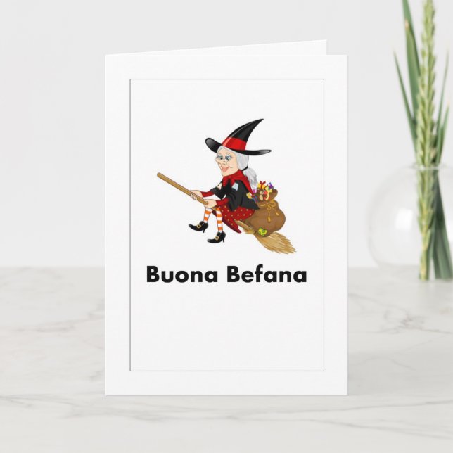 Cartão Buona Befana! (Frente)