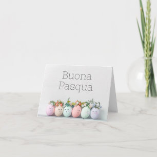 Cartão Buona Pasqua, Felz pascoa italiano