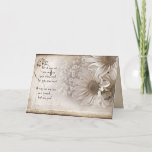 Cartão Buquê da margarida com romance