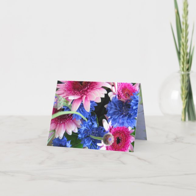 Cartão Buquê da nota Flores (Frente)