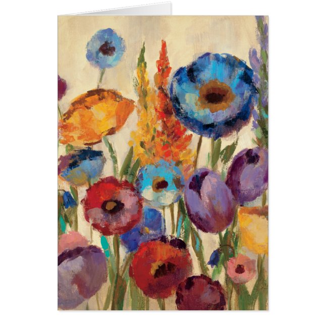 Cartão Buquê das flores (Frente)