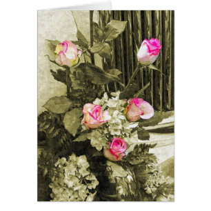 Cartão Buquê de casamento