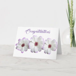 Cartão Buquê de casamento Flor Romântico Destino do Desti